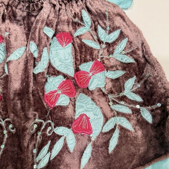 Devi Girls Skirt Size 2T Colorful Belted Waist Tie Lined - Picture 8 of 15